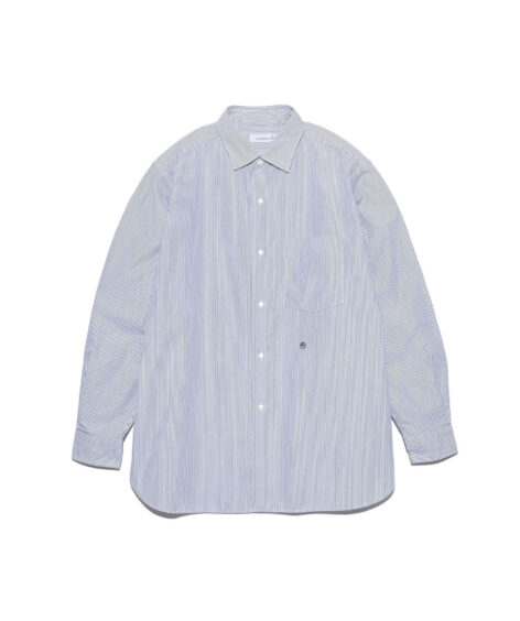 NANAMICA Regular Collar Stripe Wind Shirt / ナナミカ レギュラーカラーストライプウィンドシャツ