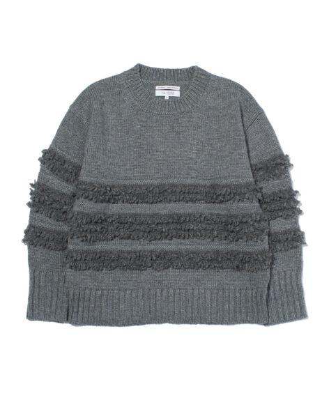 F/CE. DUAL TEXTURE SHIFTED LINES KNIT / エフシーイー デュアル テクスチャー シフテッド ラインズ ニット