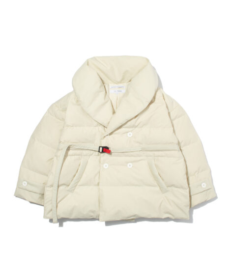 ※予約販売※F/CE. RECYCLED DOWN OVERLAY SHAWL COLLAR COAT / エフシーイー リサイクル ダウン オーバーレイ ショールカラー コート