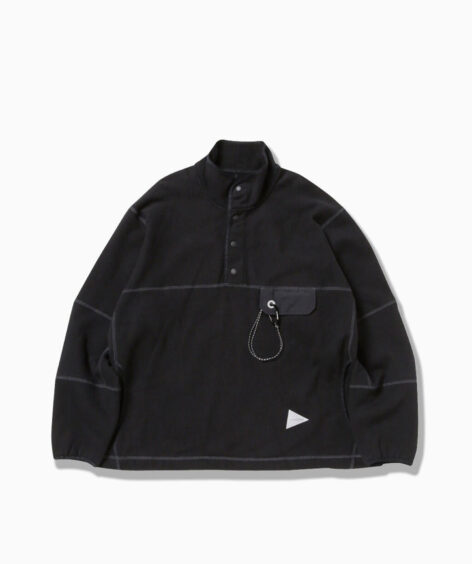 and wander sweat pullover / アンドワンダー スウェット プルオーバー