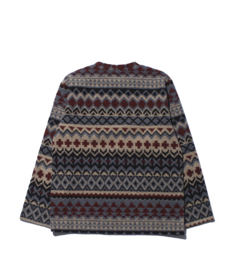 DISTRICT VISION Jacquard Knit Crew Neck / ディストリクトビジョン ジャカード ニット クルーネック