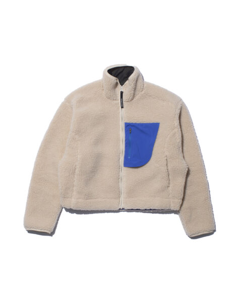 DISTRICT VISION Cropped Wool Pile Fleece Jacket / ディストリクトビジョン クロップド ウール パイル フリース ジャケット