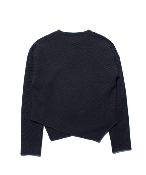 OMAR AFRIDI SLANTED CREWNECK JUMPER / オマールアフリディ スランテッド クルーネック ジャンパー