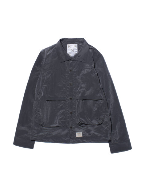 RANRA EPITOME SHINY NYLON L/S SHIR / ランラ エピトームシャイニー ナイロン L/S シャツ