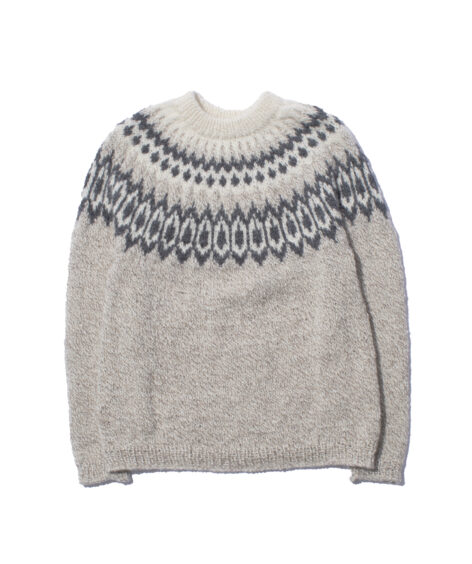 RANRA HRIM CREWNECK(YAK) / ランラ ヒリム クルーネック（ヤク）