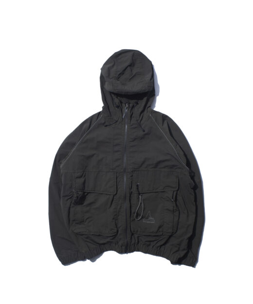 and wander ROA garment dye nylon hooded jacket / アンドワンダー ROA ガーメントダイ ナイロン フーデッド ジャケット