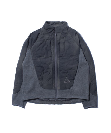 and wander ROA quilting fleece jacket / アンドワンダー ROA キルティング フリース ジャケット