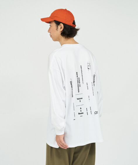 Fresh Service AS×FS CORPORATE L/S TEE “BOOK STACK” / フレッシュサービス AS×FS コーポレート L/S ティー “ブック スタック”