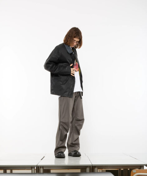 GR10K SPINN ALPHAR COLLAR OVERSHIRT / ジーアールテンケー スピン アルファR コラー オーバーシャツ