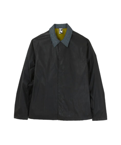GR10K SPINN ALPHAR COLLAR OVERSHIRT / ジーアールテンケー スピン アルファR コラー オーバーシャツ