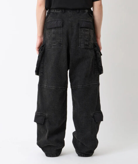 White Mountaineering WIDE DENIM CARGO PANTS / ホワイトマウンテニアリング ワイド デニム カーゴ パンツ
