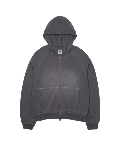 SAN SAN GEAR WASHED HOODIE ZIP-UP / サンサンギア ウォッシュド フーディ ズップアップ