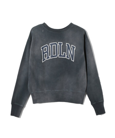 RHODOLIRION Logotype Crew Neck Sweatshirt  / ロドリリオン ロゴタイプ クルーネック スウェットシャツ