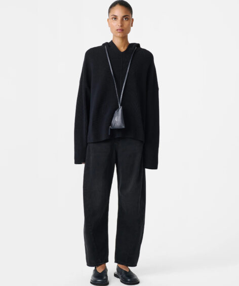 STUDIO NICHOLSON AKERMAN ROUNDED LEG TWIST SEAM PANT  / スタジオニコルソン アカーマン ラウンデッドレッグ ツイストシーム パンツ