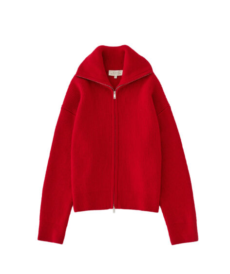 STUDIO NICHOLSON SANDOS RIB ZIP THOUGH JUMPER  / スタジオニコルソン サンドス リブ ジップスルー ジャンパー