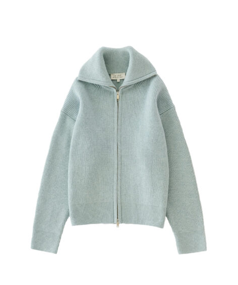 STUDIO NICHOLSON SANDOS RIB ZIP THOUGH JUMPER  / スタジオニコルソン サンドス リブ ジップスルー ジャンパー