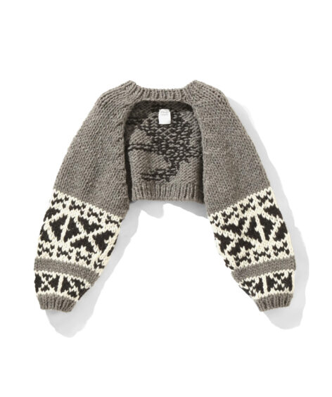 RHODOLIRION Cowichan Knit Bolero  / ロドリリオン カウチン ニット ボレロ
