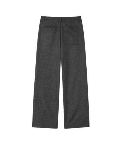 EE RELAXED LINE PIN-TUCK SLACKS  / イーイー リラックス ライン ピンタック スラックス