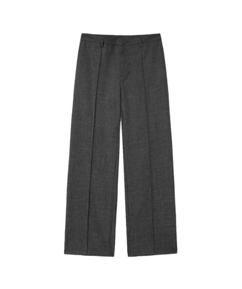 EE RELAXED LINE PIN-TUCK SLACKS  / イーイー リラックス ライン ピンタック スラックス