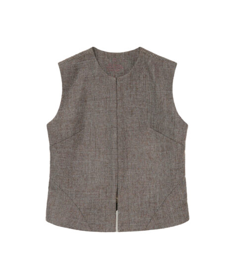 EE WOMENS OBLIQUE LINE VEST  / イーイー ウィメンズ オブリーク ベスト
