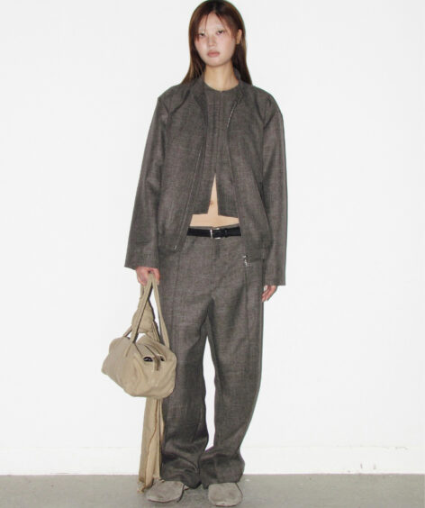 EE STAND COLLAR  BLOUSON  / イーイー スタンドカラー ブルゾン