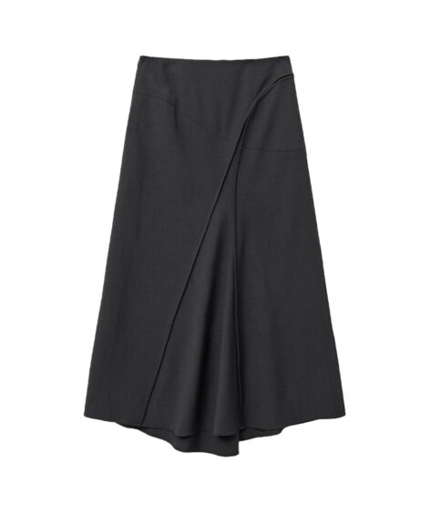 EE FRONT POCKET LONG  SKIRT  / イーイー フロントポケット ロングスカート