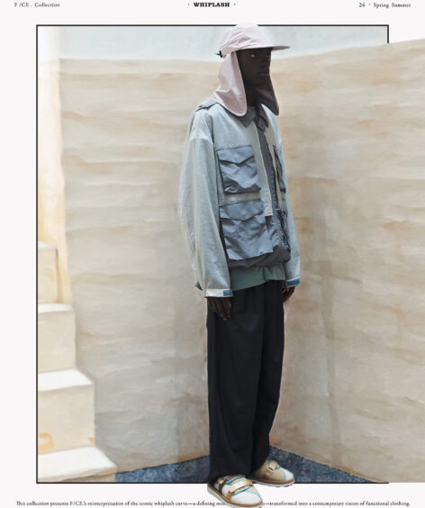 F/CE. MESH LAYERED JACKET / エフシーイー メッシュ レイヤード ジャケット