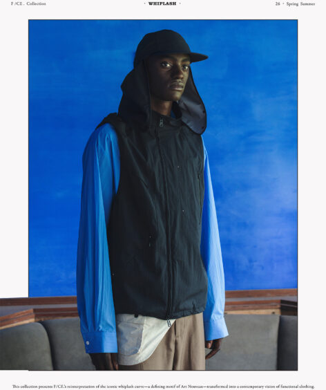 F/CE. ASYMMETRY FUTURE VEST / エフシーイー アシメトリー フューチャー ベスト