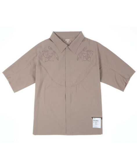 SATISFY PeaceShell River Shirt Short Sleeves / サティスファイ ピースシェル リバー シャツ ショートスリーブ
