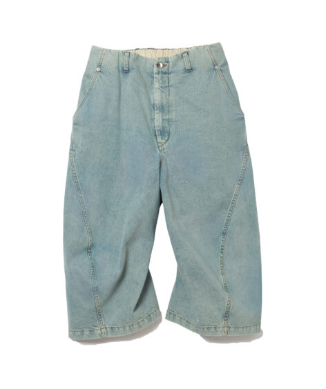 YDOT 3D DENIM TROUSERS CROPPED / ワイドット 3D デニム トラウザーズ クロップド