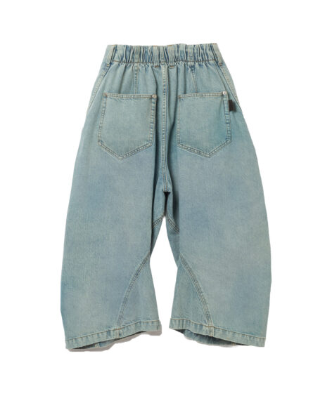 YDOT 3D DENIM TROUSERS CROPPED / ワイドット 3D デニム トラウザーズ クロップド