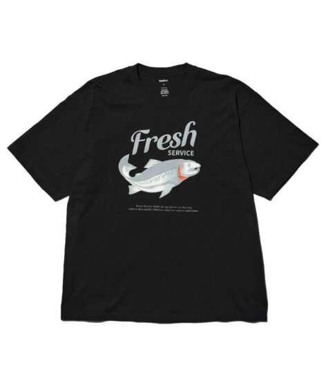 Fresh Service CORPORATE PRINTED S/S TEE “FISH” / フレッシュサービス コーポレート プリンテッド S/S TEE “フィッシュ”