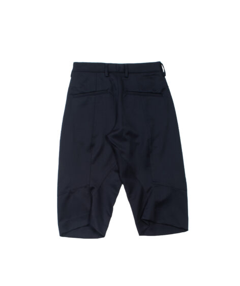OMAR AFRIDI KNEE DARTED FLARE SHORTS / オマールアフリディ ニー ダーテッド フレア ショーツ