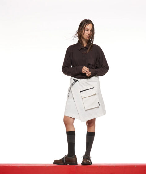 GR10K 3L PANEL SKIRT / ジーアールテンケー 3L パネル スカート