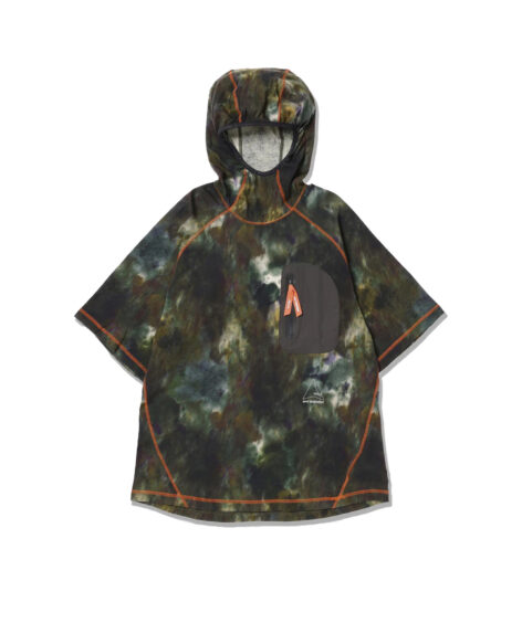 and wander ROA × and wander printed hoodie T / アンドワンダー ロア × アンドワンダー プリンテッド フーディーT