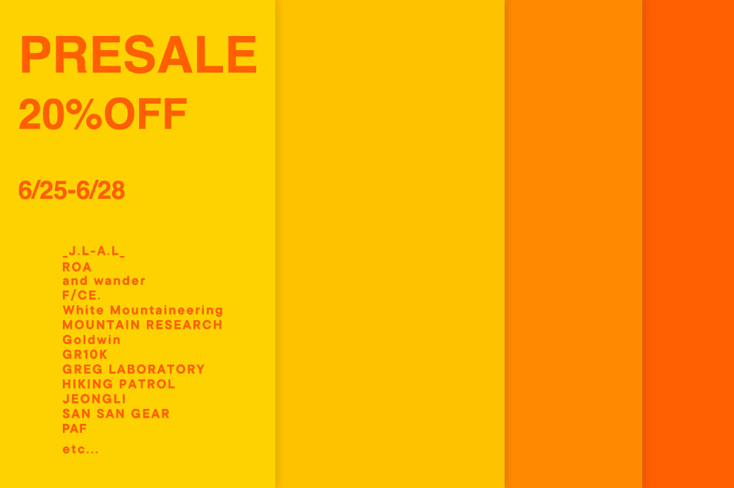 26SS PRE SALE
