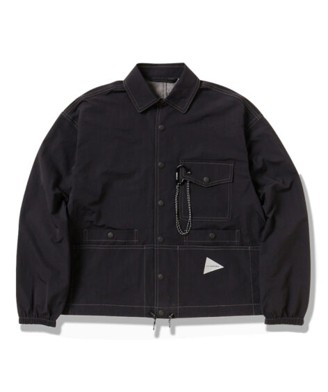 and wander crinkled nylon shirts jacket / アンドワンダー リンクルド ナイロン シャツジャケット
