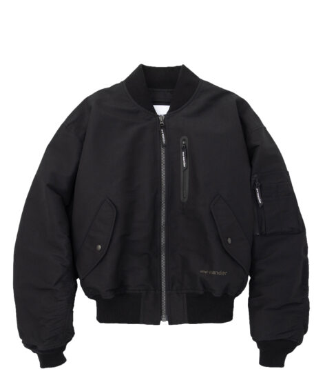 and wander CORDURA flight jacket / アンドワンダー コーデュラ フライトジャケット