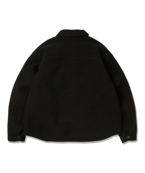 and wander wool shaggy zip jacket / アンドワンダー ウールシャギー ジップジャケット