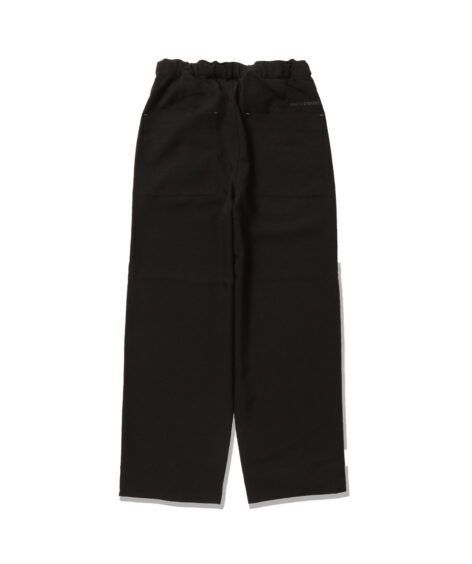 and wander PE melange twill wide pants / アンドワンダー PE メランジツイル ワイドパンツ