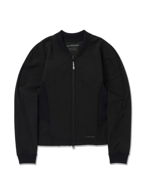 and wander back pile zip up (W) / アンドワンダー バックパイル ジップアップ（W）