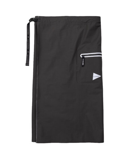 and wander rain wrap skirt / アンドワンダー