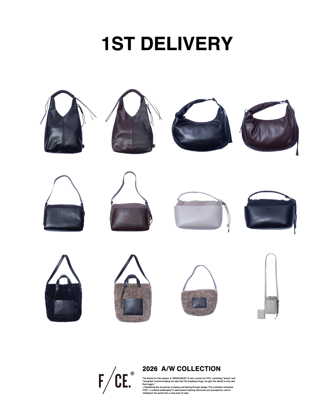 F/CE. 2026 A/W BAG 1st delivery