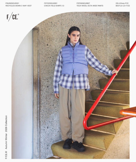 F/CE. TECH WOOL OCTA WIDE PANTS / エフシーイー テック ウール オクタ ワイド パンツ