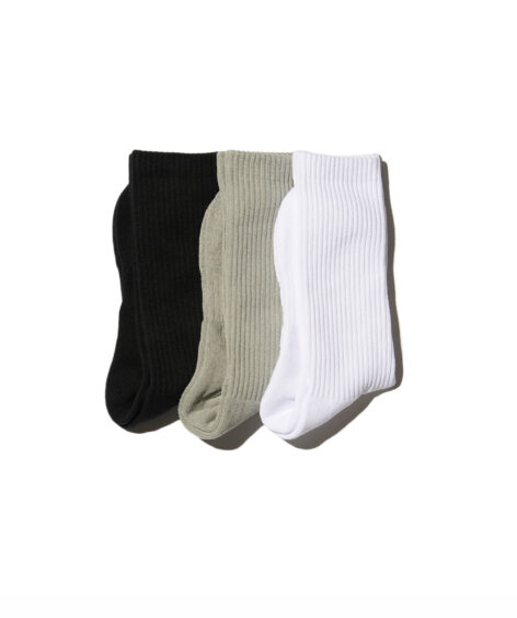 Fresh Service SIGNATURE 3-PACK SOCKS / フレッシュサービス シグネチャー 3-パック ソックス