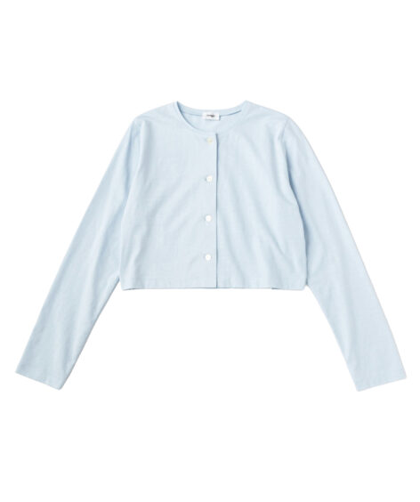 syngja Organic Cotton Cropped Cardigan / シンギア オーガニックコットン クロップド カーディガン