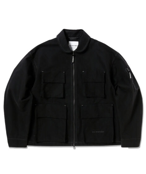 and wander C/PE twill field jacket (M) / アンドワンダー C/PE ツイル フィールドジャケット (M)