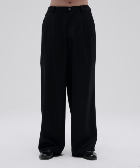 Antwort WOOL GABARDINE WIDE EASY PANTS / アントワート ウールギャバジン ワイドイージーパンツ