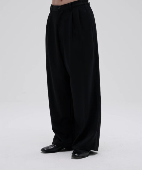 Antwort WOOL GABARDINE WIDE EASY PANTS / アントワート ウールギャバジン ワイドイージーパンツ