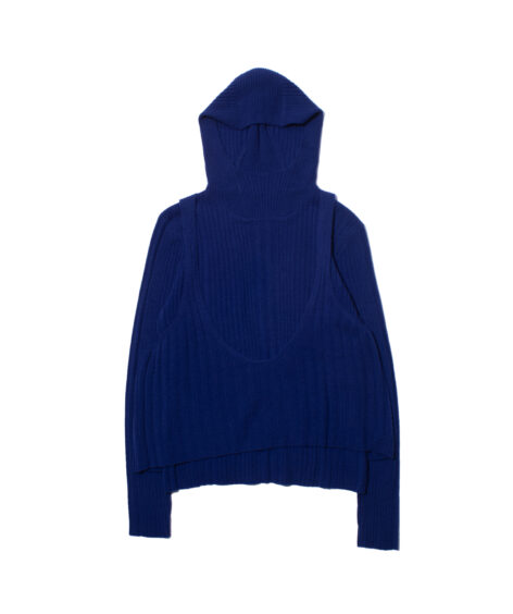 F/CE. DIMENSIONAL LAYERED KNIT HOODIE / エフシーイー ディメンショナル レイヤード ニット フーディー